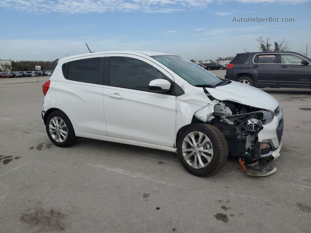 2019 Chevrolet Spark 1lt White vin: KL8CD6SA3KC749010