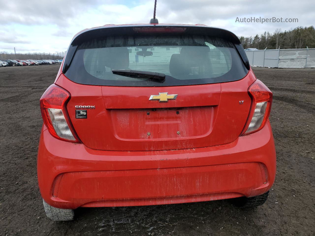 2019 Chevrolet Spark 1lt Red vin: KL8CD6SA3KC750688