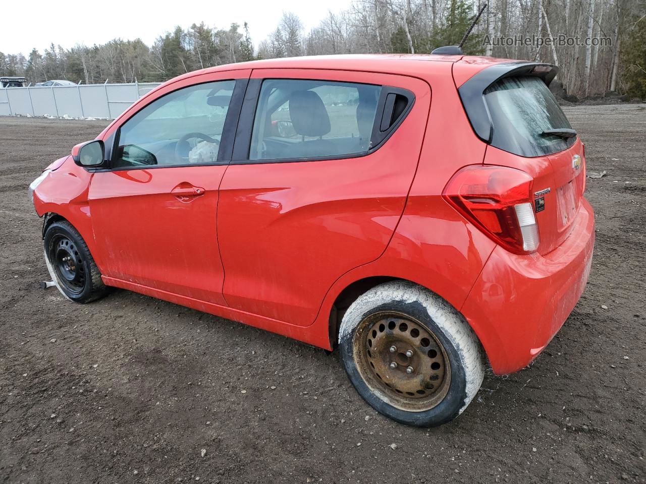 2019 Chevrolet Spark 1lt Red vin: KL8CD6SA3KC750688