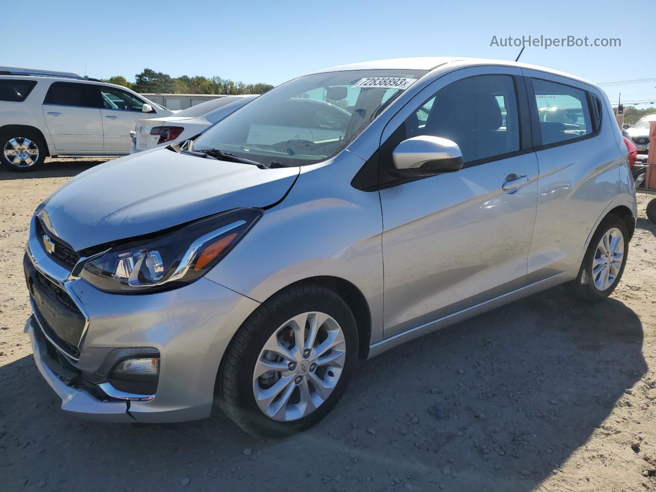 2019 Chevrolet Spark 1lt Silver vin: KL8CD6SA4KC728778