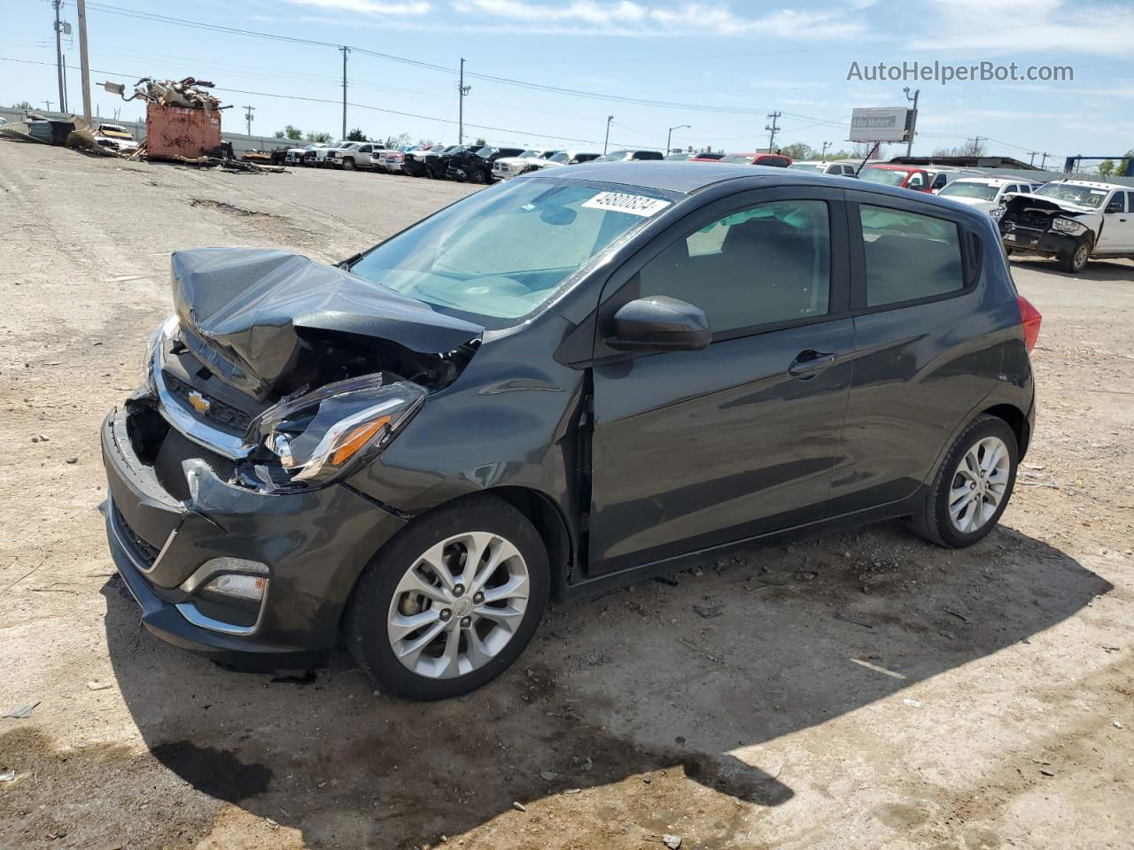 2019 Chevrolet Spark 1lt Charcoal vin: KL8CD6SA4KC753860