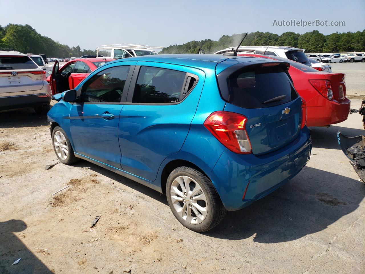 2019 Chevrolet Spark 1lt Blue vin: KL8CD6SA4KC822627