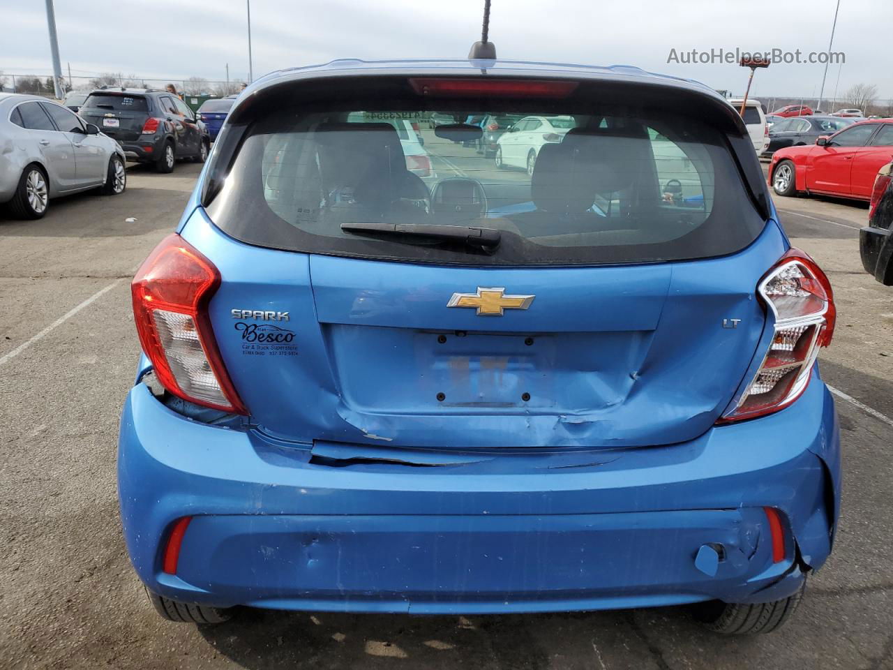 2017 Chevrolet Spark 1lt Синий vin: KL8CD6SA5HC712081