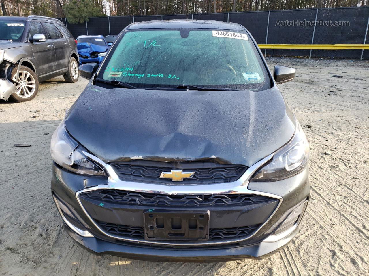 2019 Chevrolet Spark 1lt Серый vin: KL8CD6SA5KC713738