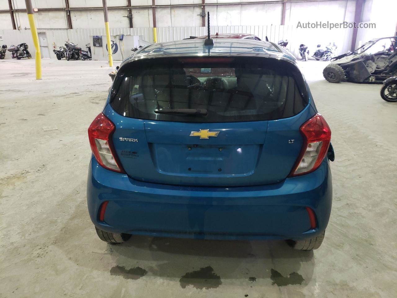 2019 Chevrolet Spark 1lt Blue vin: KL8CD6SA5KC734587