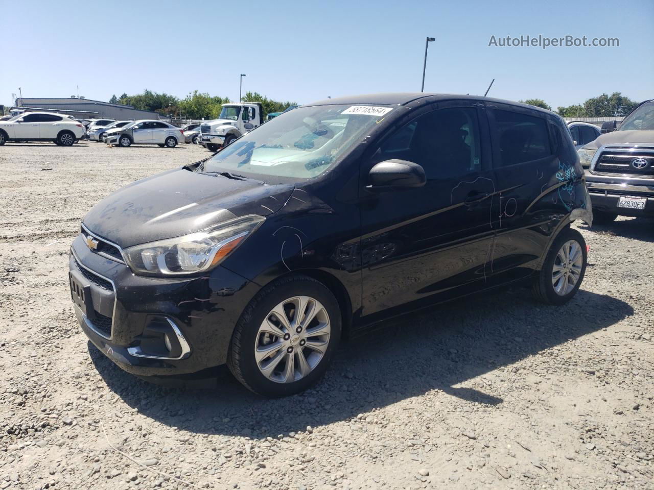 2017 Chevrolet Spark 1lt Black vin: KL8CD6SA6HC752489