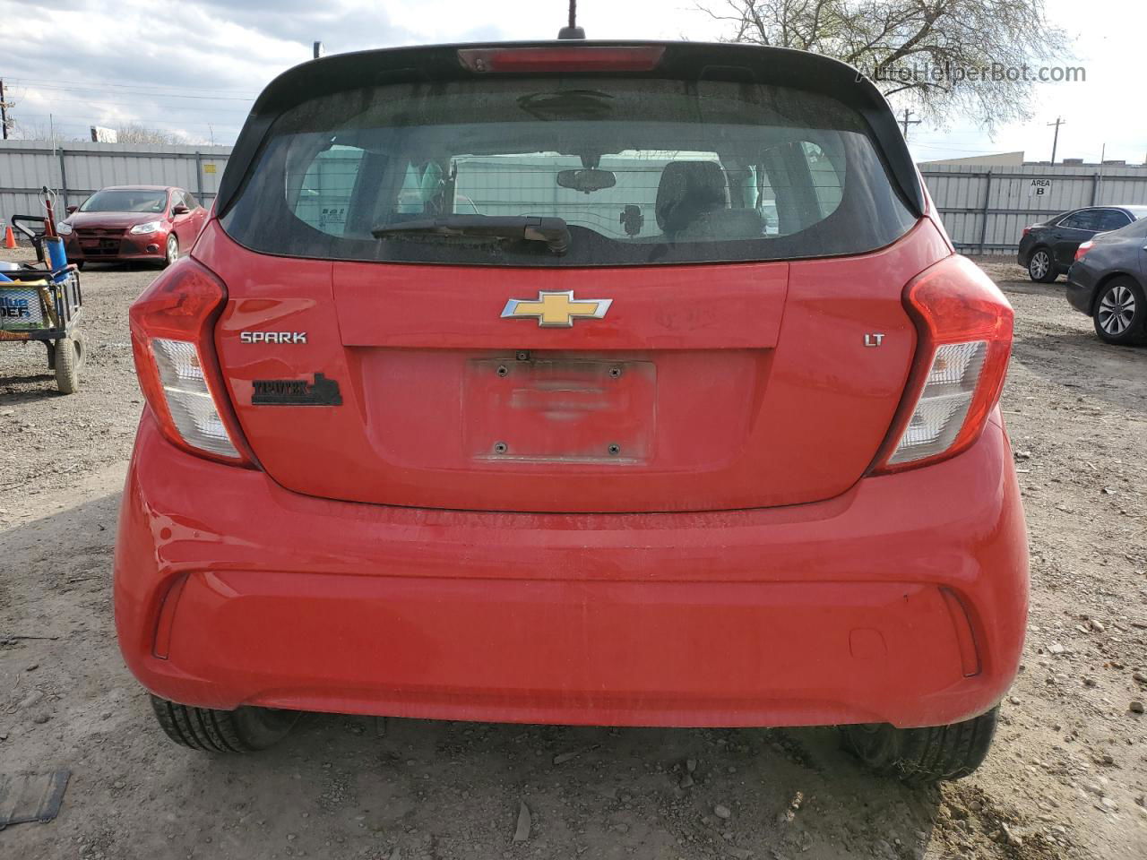 2017 Chevrolet Spark 1lt Красный vin: KL8CD6SA6HC794113