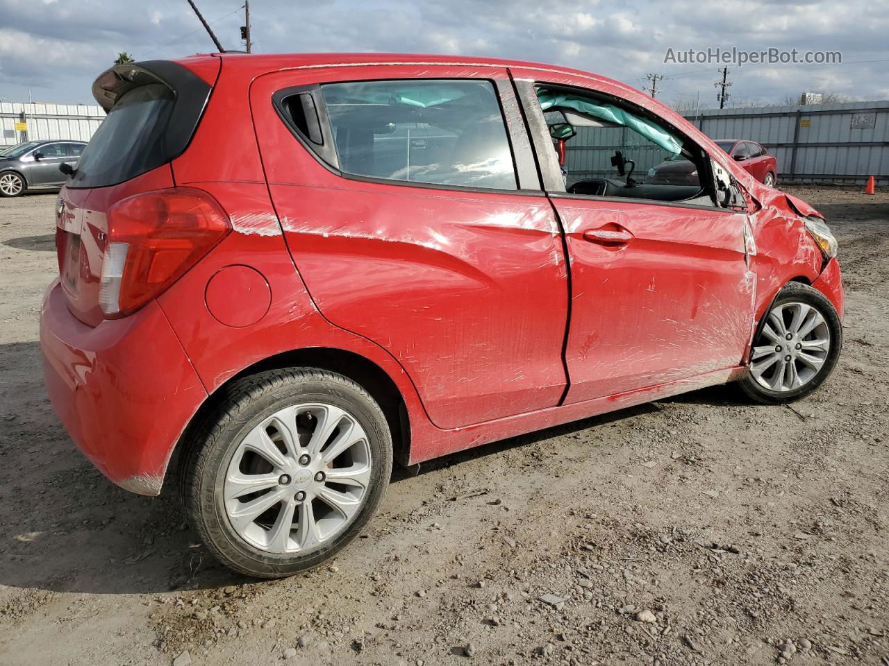 2017 Chevrolet Spark 1lt Red vin: KL8CD6SA6HC794113