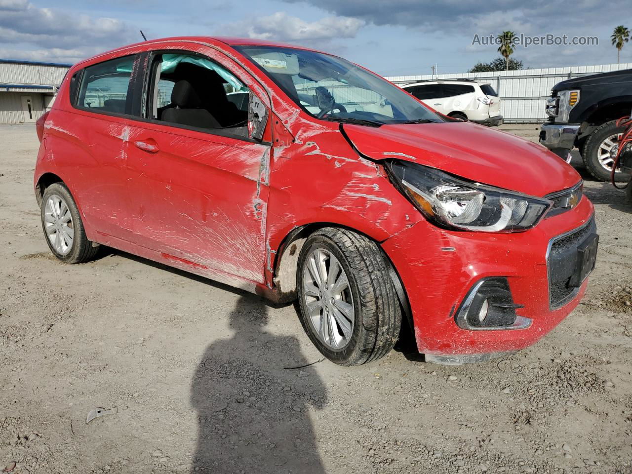 2017 Chevrolet Spark 1lt Red vin: KL8CD6SA6HC794113