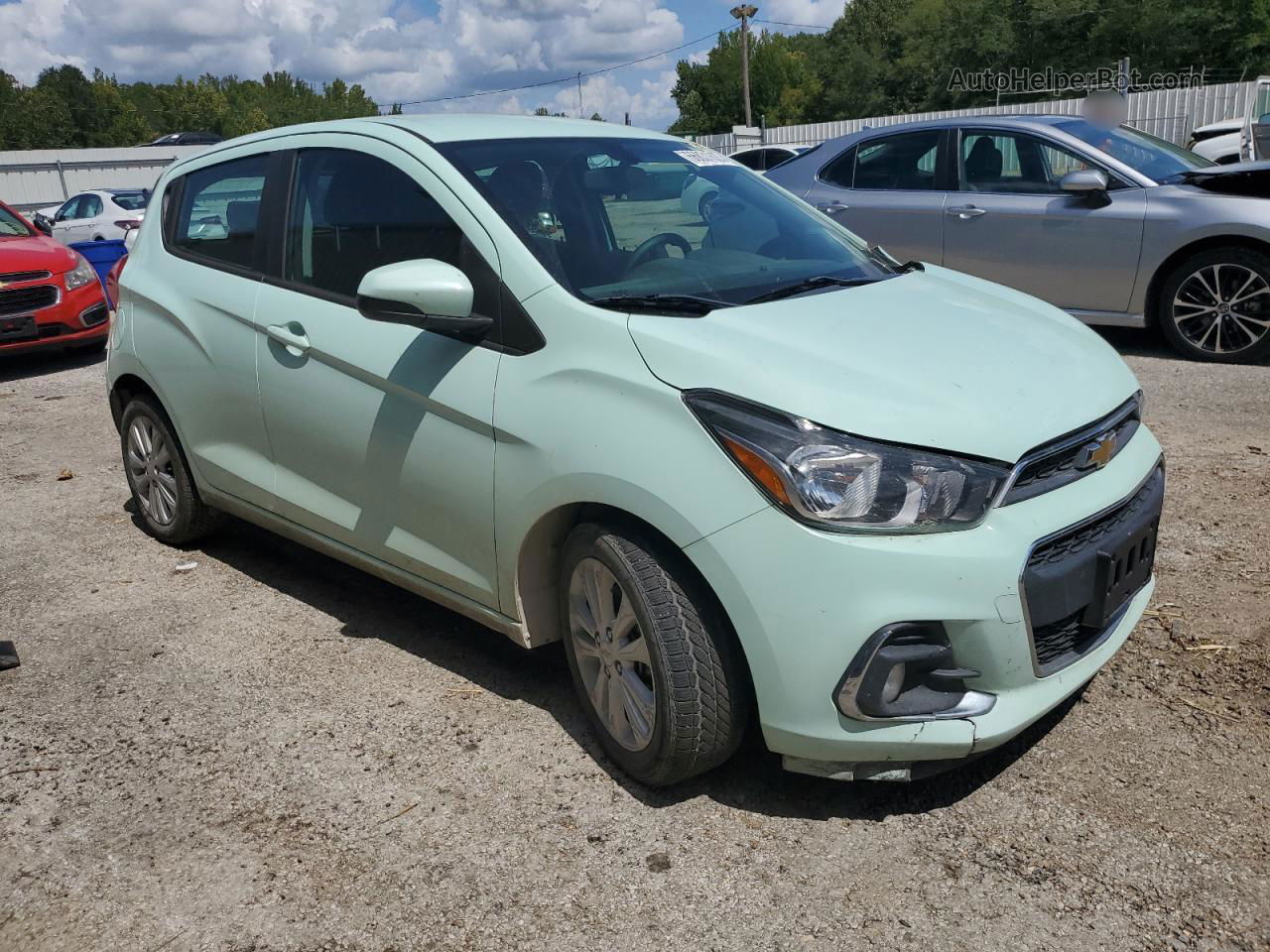 2017 Chevrolet Spark 1lt Бирюзовый vin: KL8CD6SA6HC799571