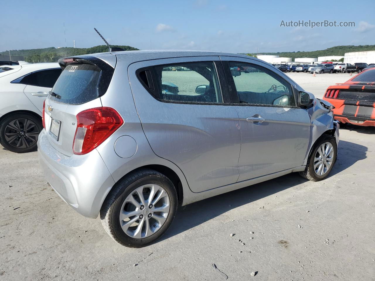 2019 Chevrolet Spark 1lt Silver vin: KL8CD6SA6KC728913