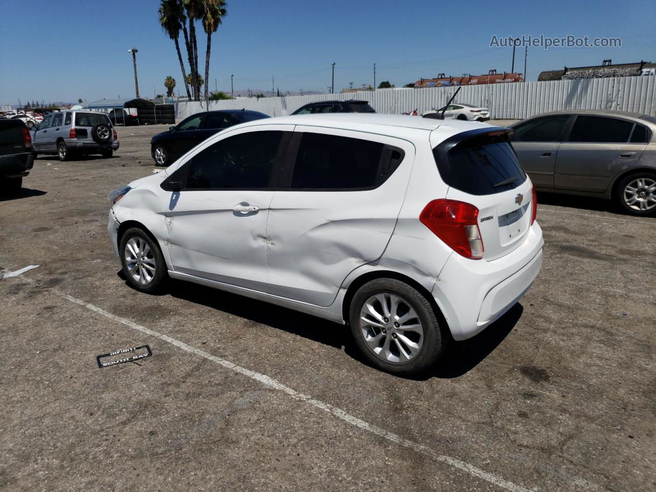 2019 Chevrolet Spark 1lt White vin: KL8CD6SA6KC729186