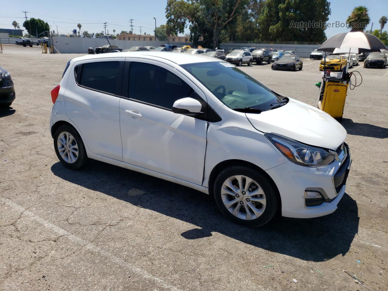 2019 Chevrolet Spark 1lt White vin: KL8CD6SA6KC729186