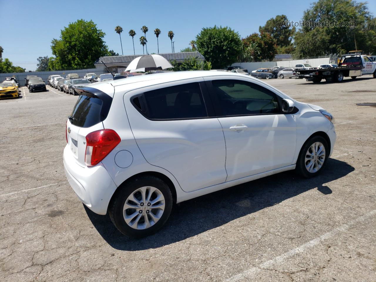 2019 Chevrolet Spark 1lt White vin: KL8CD6SA6KC729186