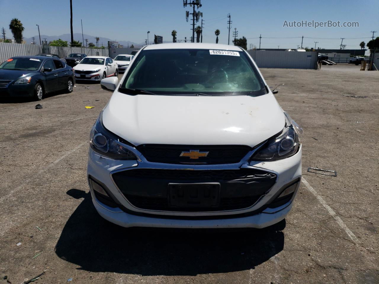 2019 Chevrolet Spark 1lt White vin: KL8CD6SA6KC729186