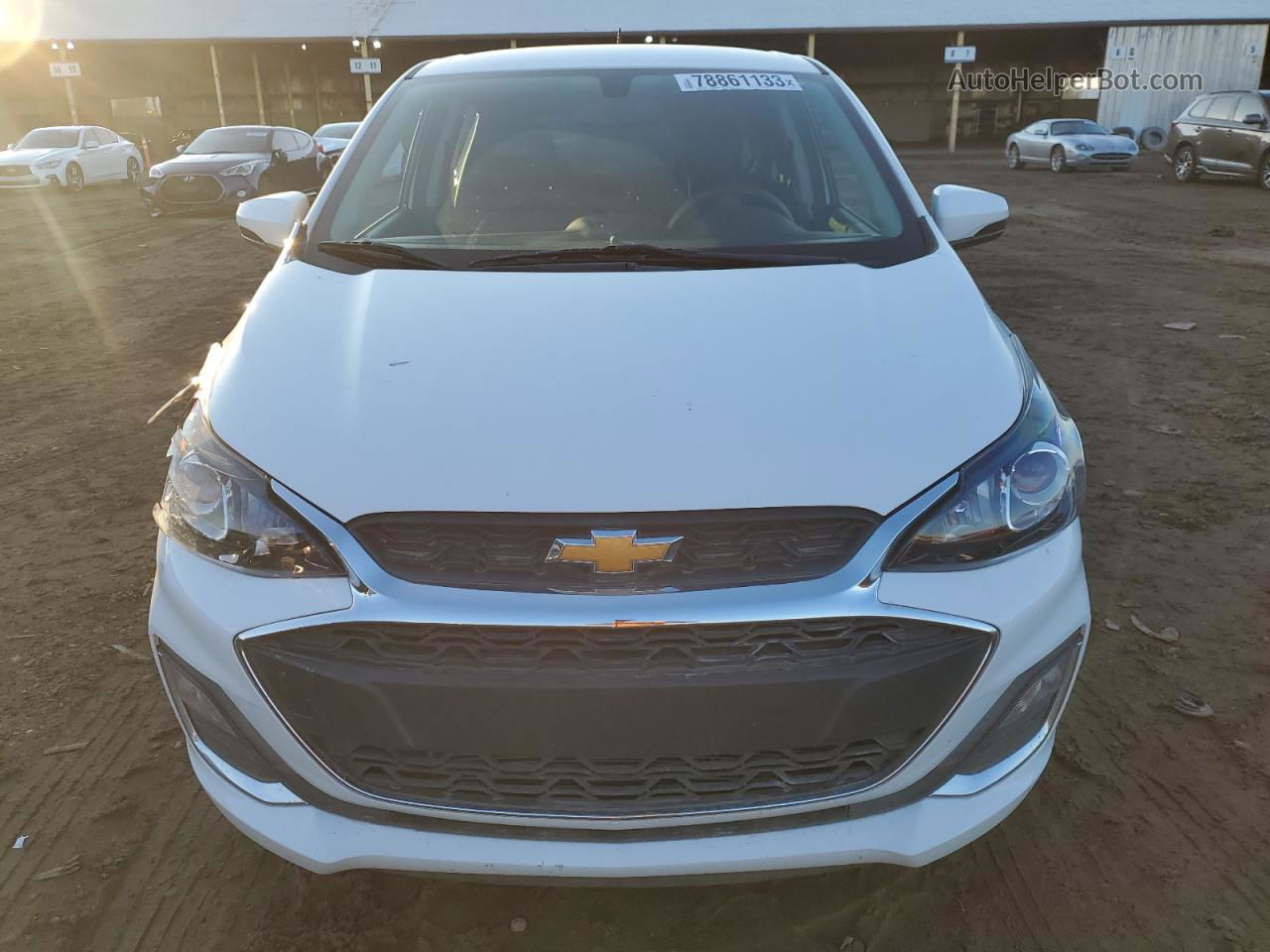 2019 Chevrolet Spark 1lt White vin: KL8CD6SA6KC818854