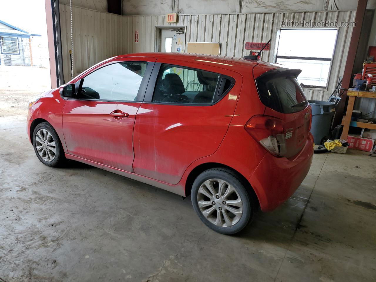 2017 Chevrolet Spark 1lt Red vin: KL8CD6SA7HC717119