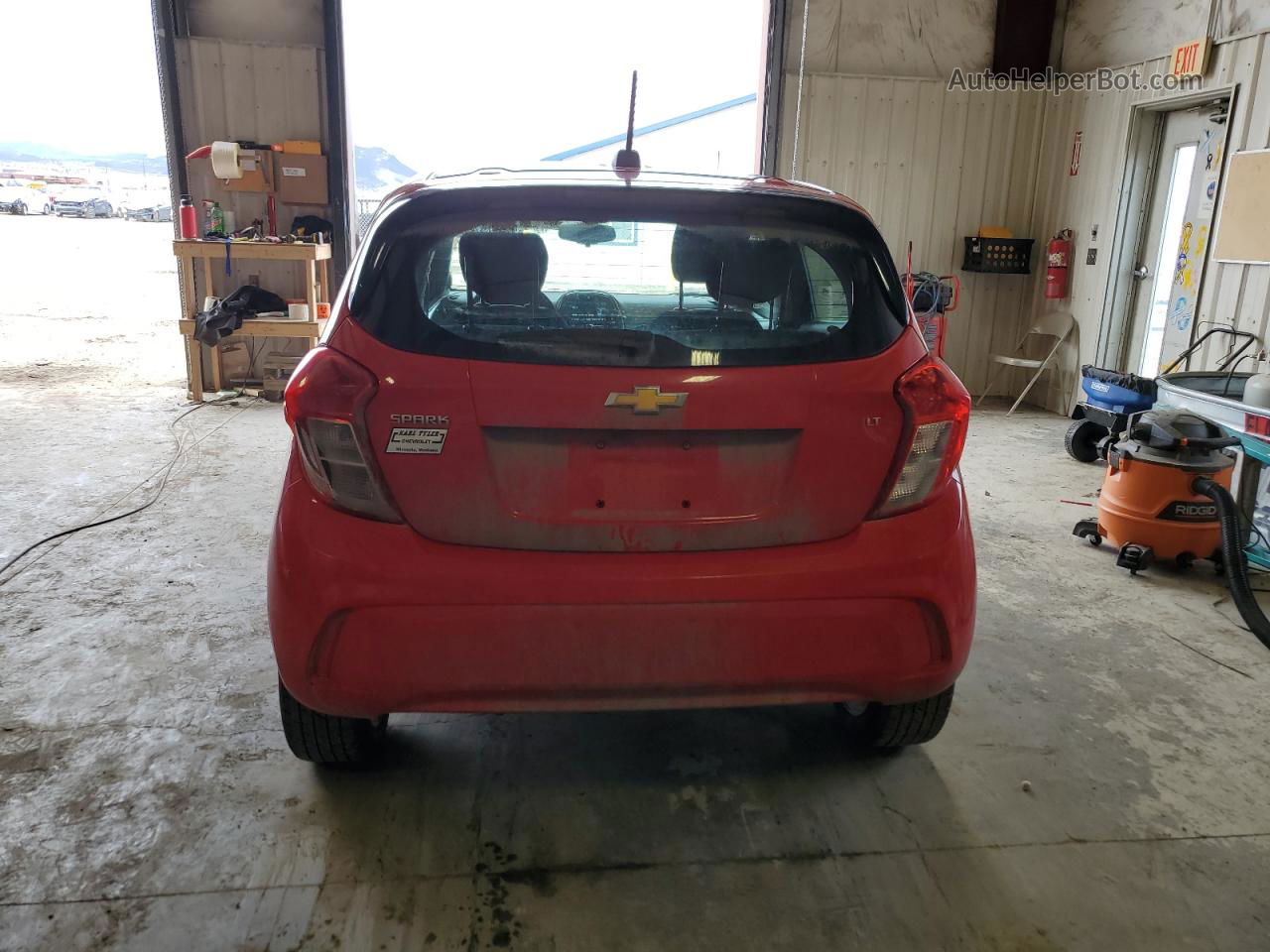 2017 Chevrolet Spark 1lt Red vin: KL8CD6SA7HC717119