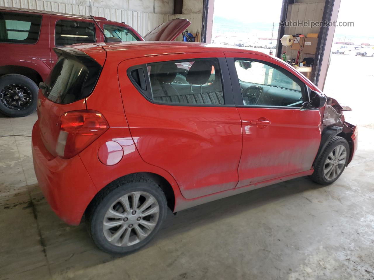 2017 Chevrolet Spark 1lt Red vin: KL8CD6SA7HC717119