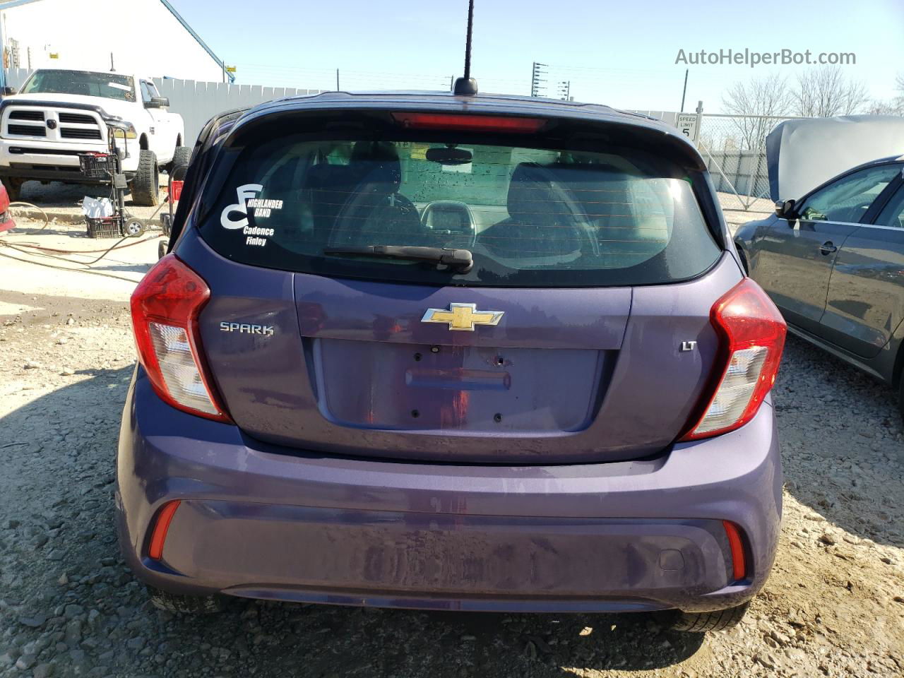 2017 Chevrolet Spark 1lt Фиолетовый vin: KL8CD6SA7HC823702