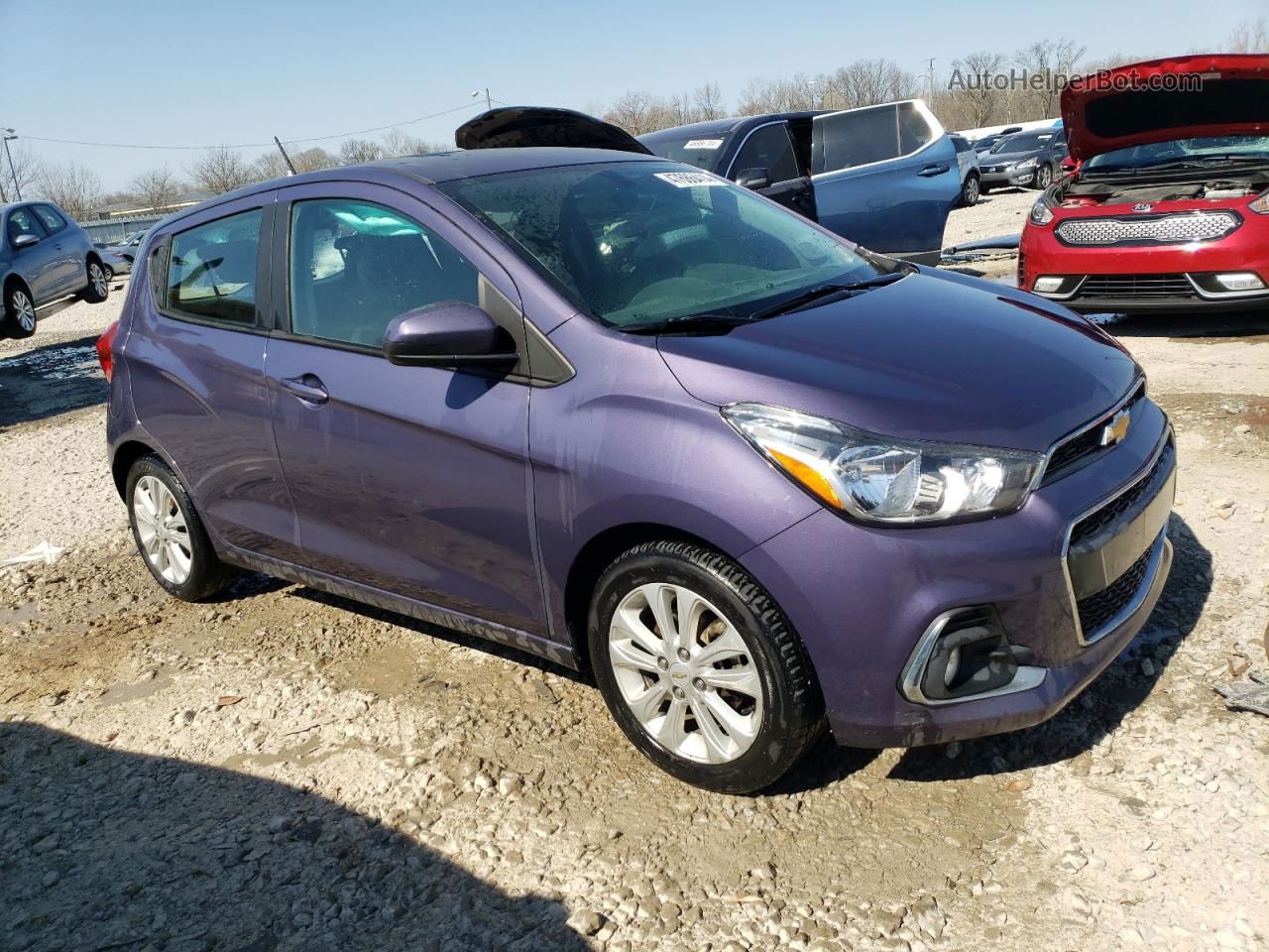 2017 Chevrolet Spark 1lt Purple vin: KL8CD6SA7HC823702