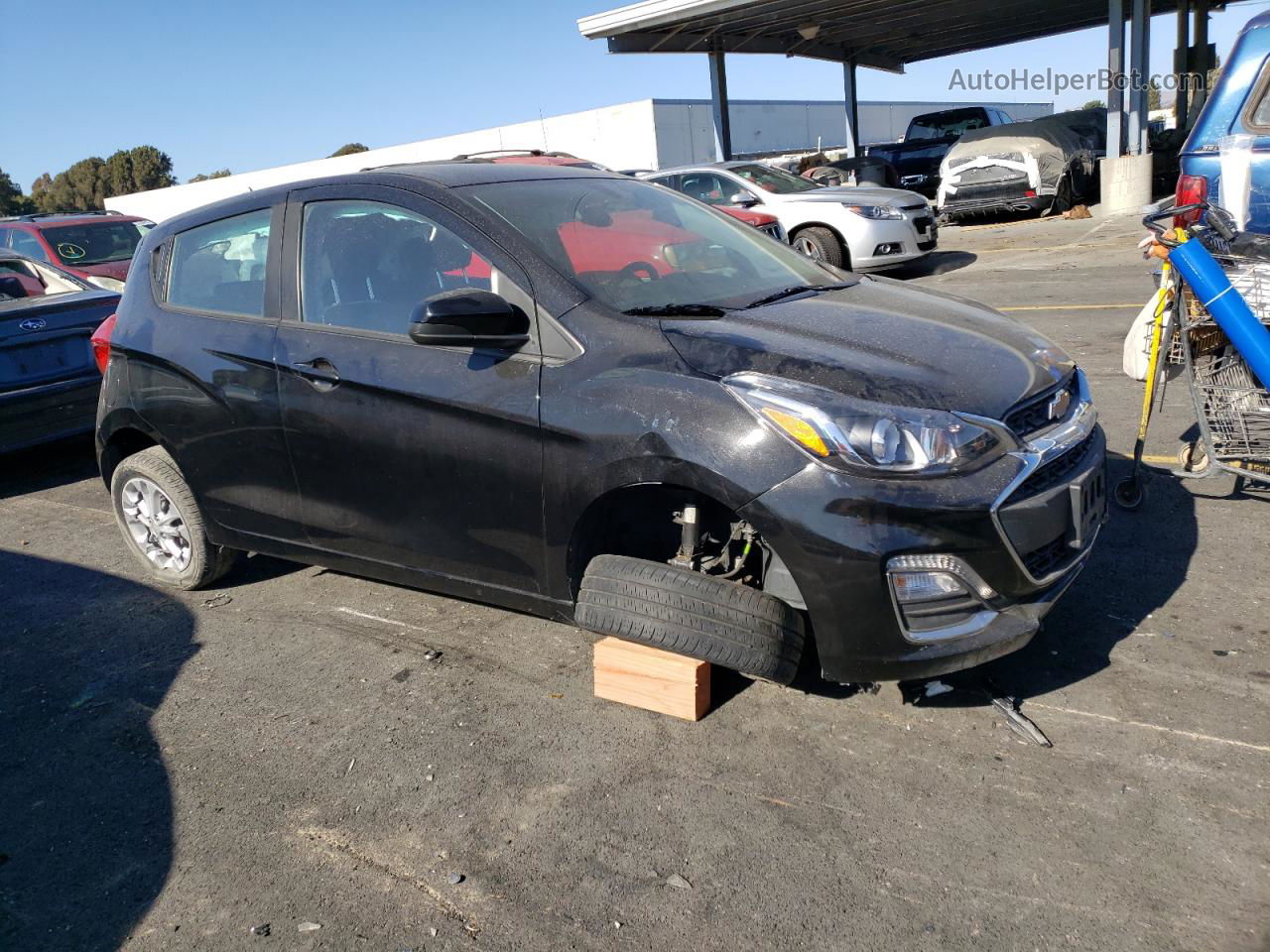 2019 Chevrolet Spark 1lt Black vin: KL8CD6SA7KC701235