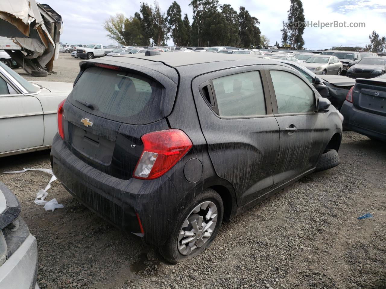 2019 Chevrolet Spark 1lt Black vin: KL8CD6SA7KC701235