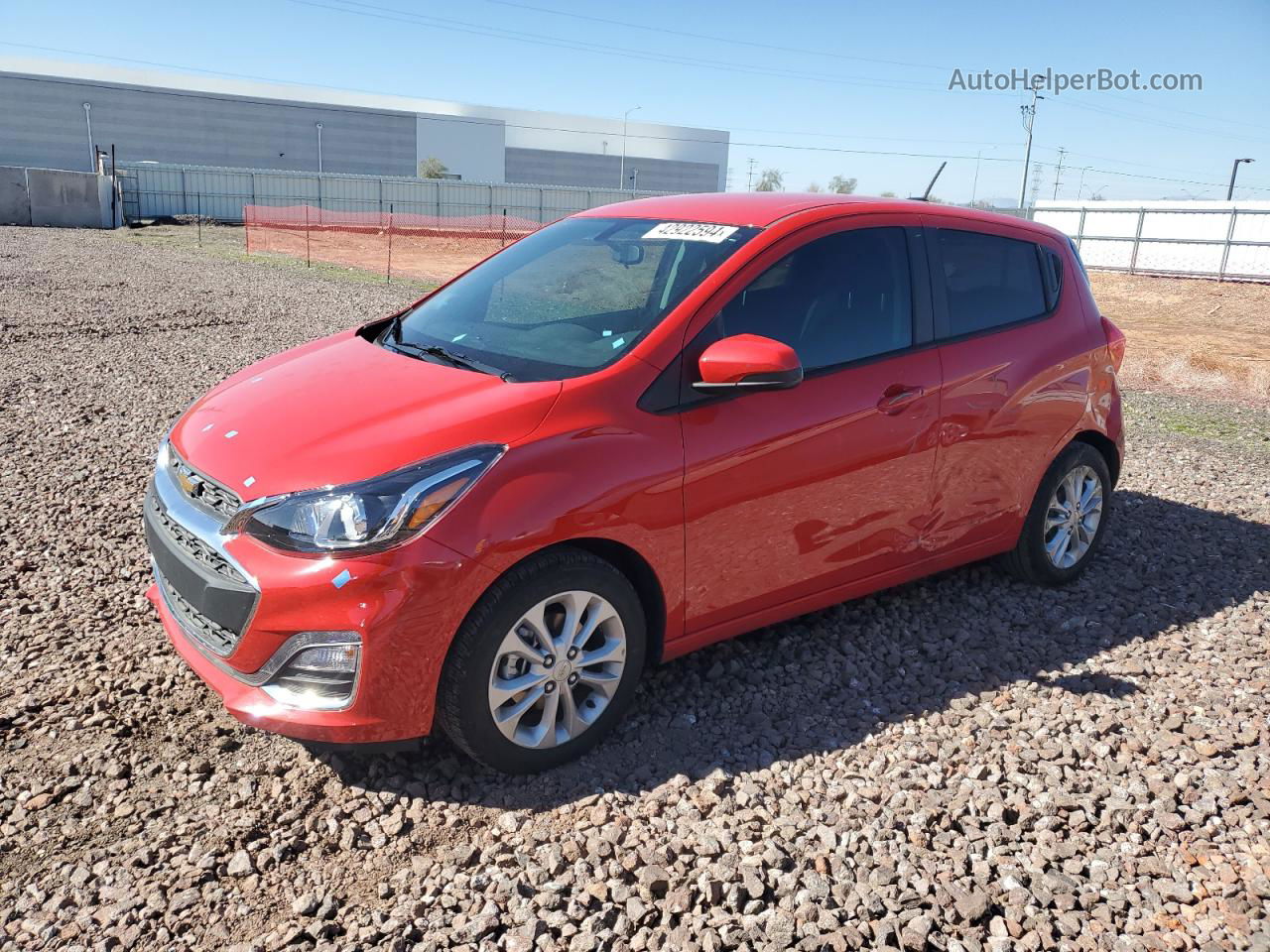 2019 Chevrolet Spark 1lt Red vin: KL8CD6SA7KC818409