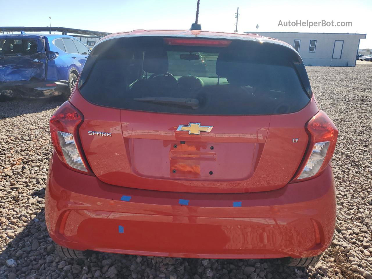 2019 Chevrolet Spark 1lt Red vin: KL8CD6SA7KC818409