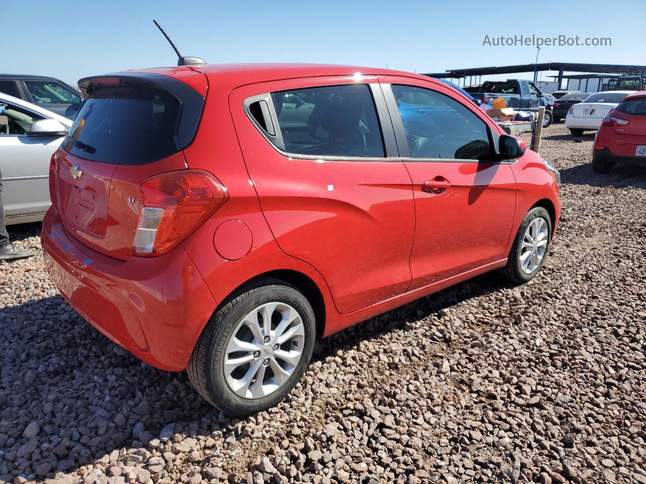 2019 Chevrolet Spark 1lt Red vin: KL8CD6SA7KC818409