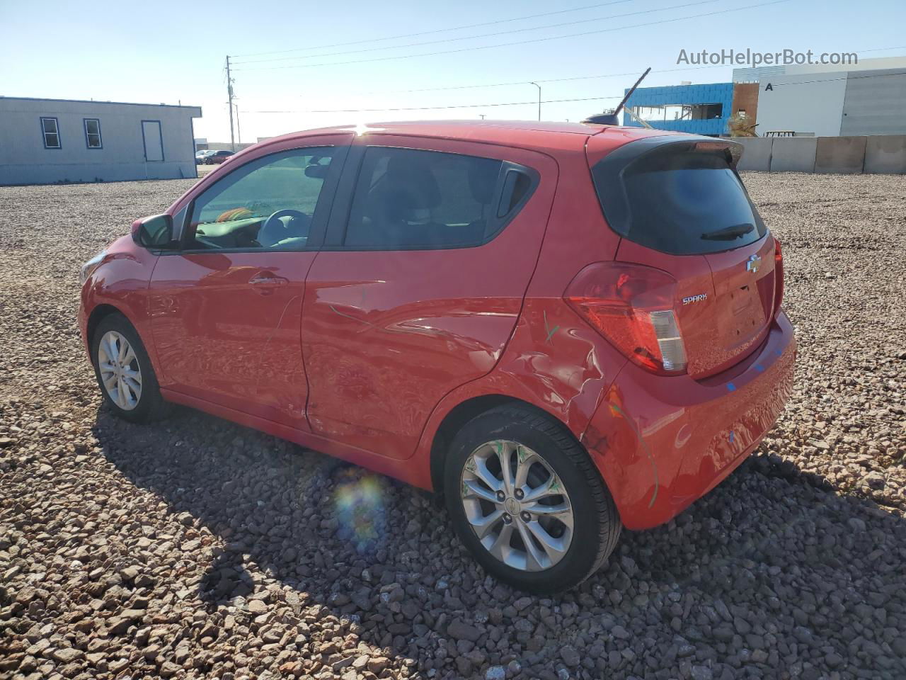 2019 Chevrolet Spark 1lt Red vin: KL8CD6SA7KC818409