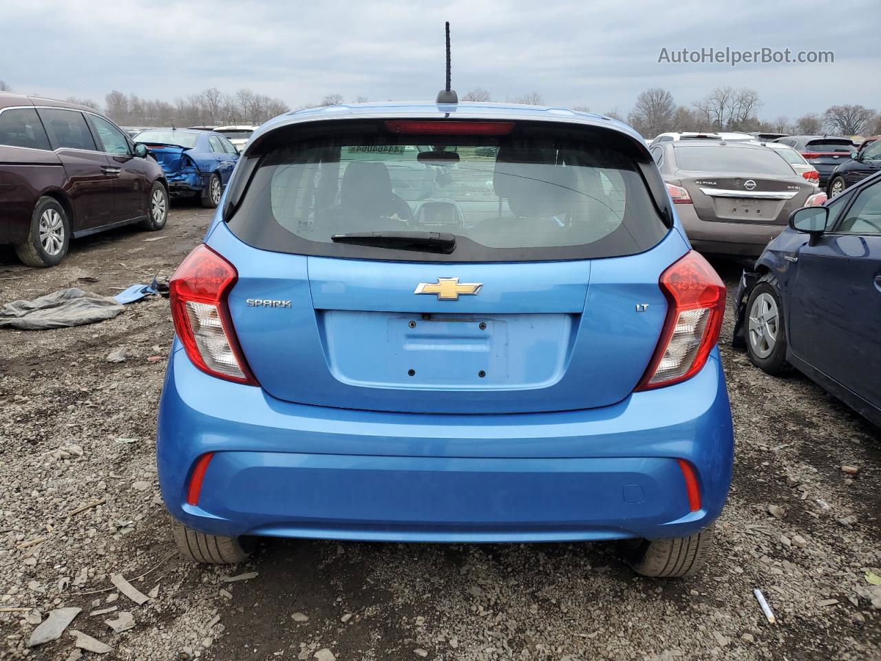 2017 Chevrolet Spark 1lt Blue vin: KL8CD6SA8HC734124