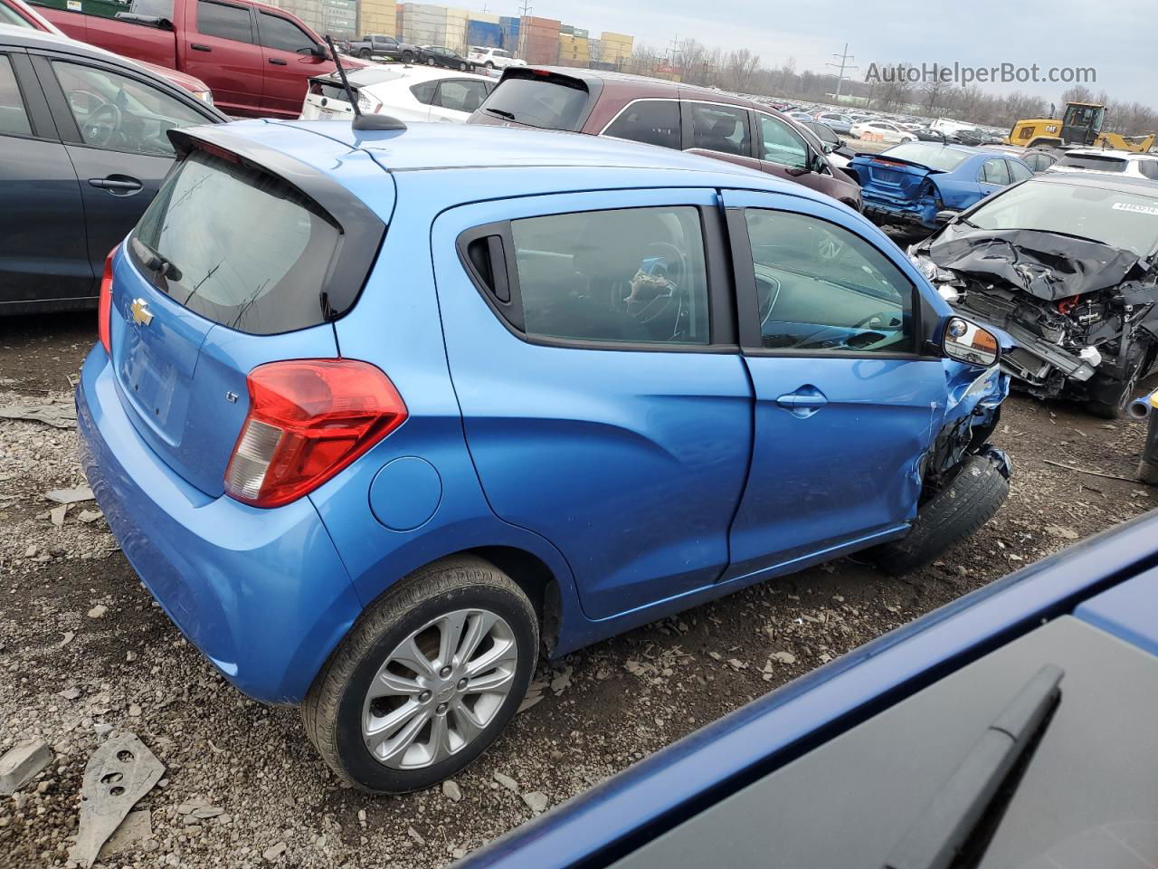 2017 Chevrolet Spark 1lt Blue vin: KL8CD6SA8HC734124