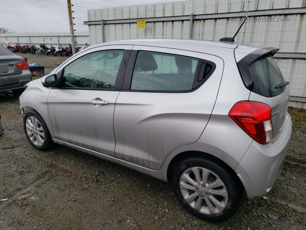 2017 Chevrolet Spark 1lt Silver vin: KL8CD6SA8HC739906