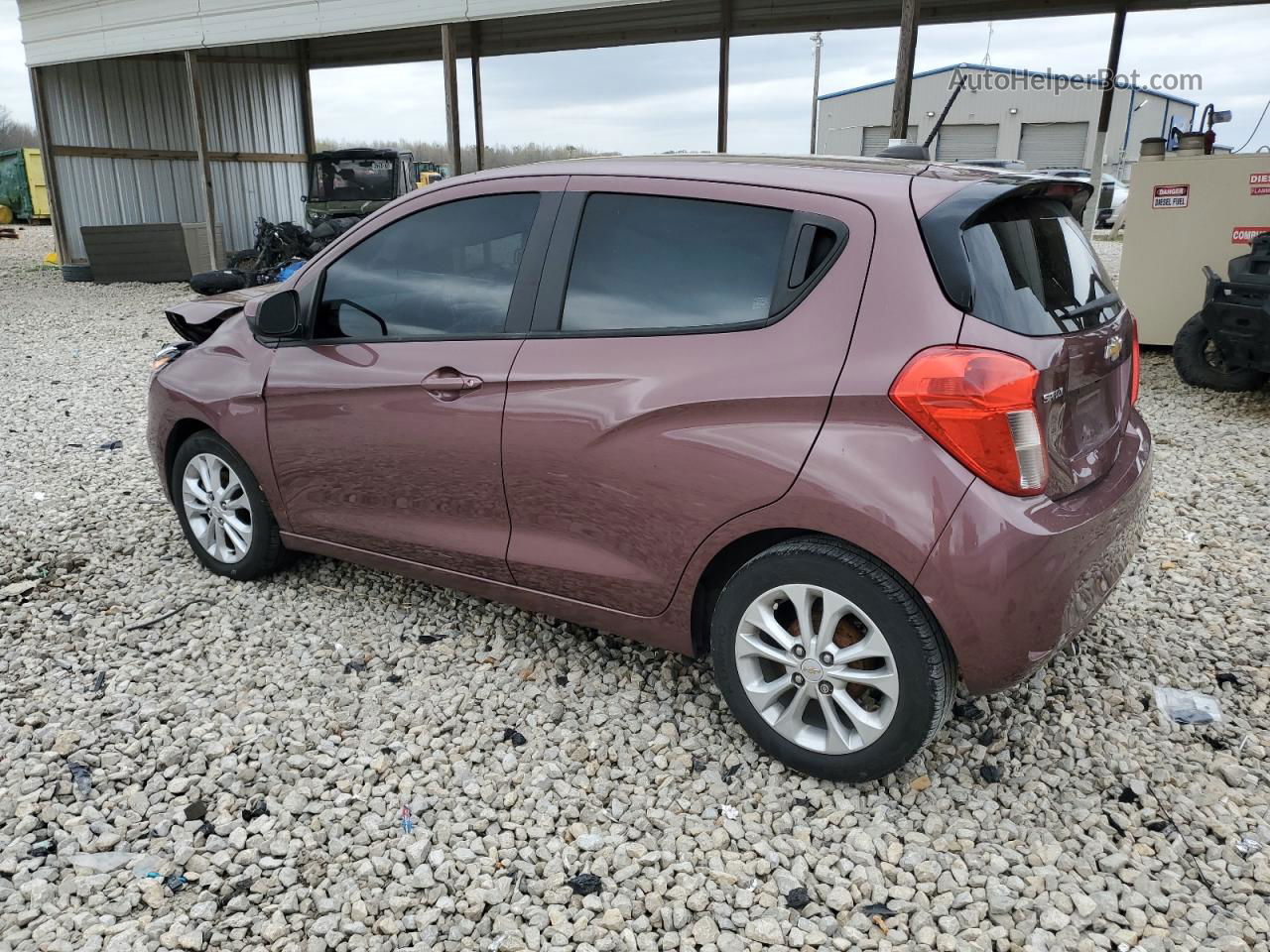 2019 Chevrolet Spark 1lt Burgundy vin: KL8CD6SA8KC714589