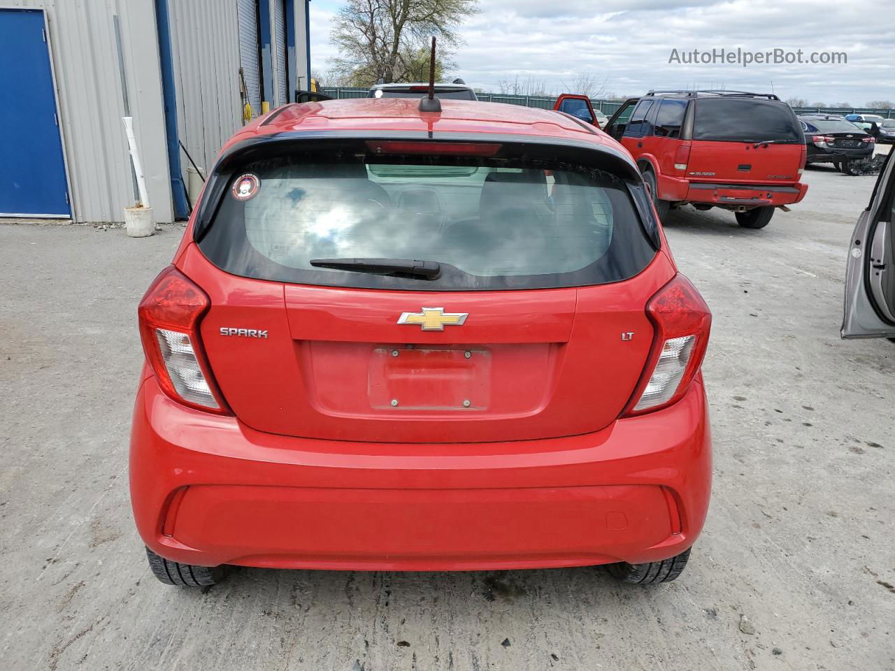 2019 Chevrolet Spark 1lt Red vin: KL8CD6SA8KC719601