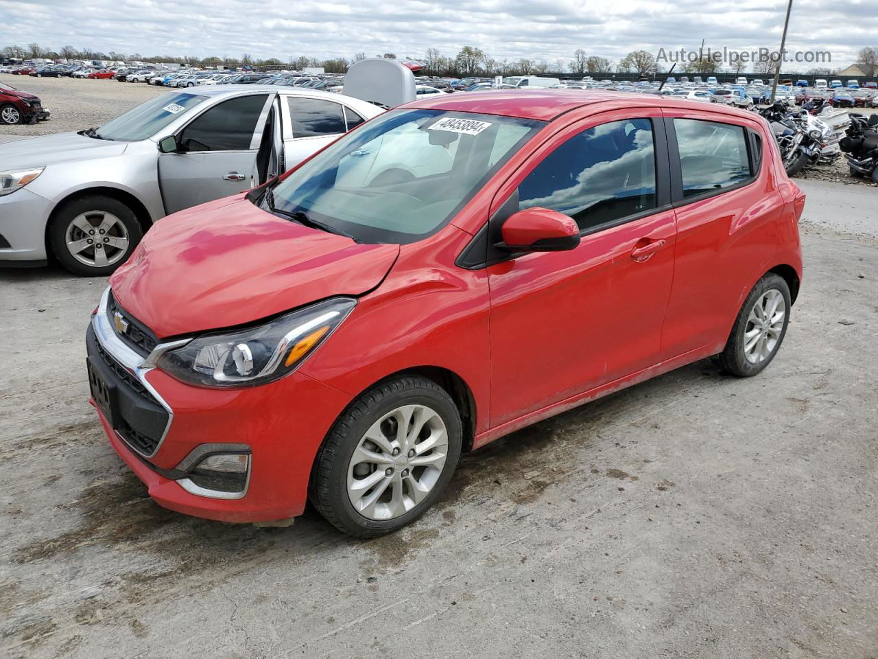 2019 Chevrolet Spark 1lt Red vin: KL8CD6SA8KC719601