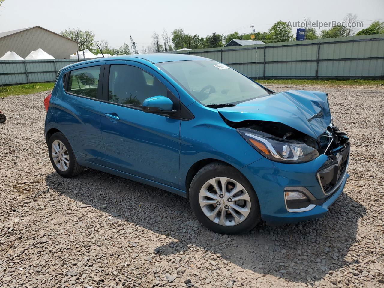 2019 Chevrolet Spark 1lt Blue vin: KL8CD6SA8KC720179