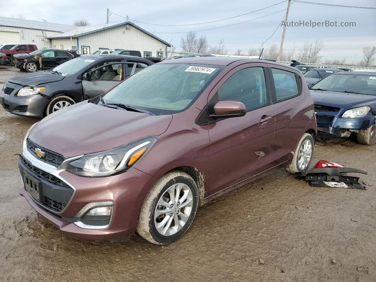 2019 Chevrolet Spark 1lt Purple vin: KL8CD6SA8KC728735