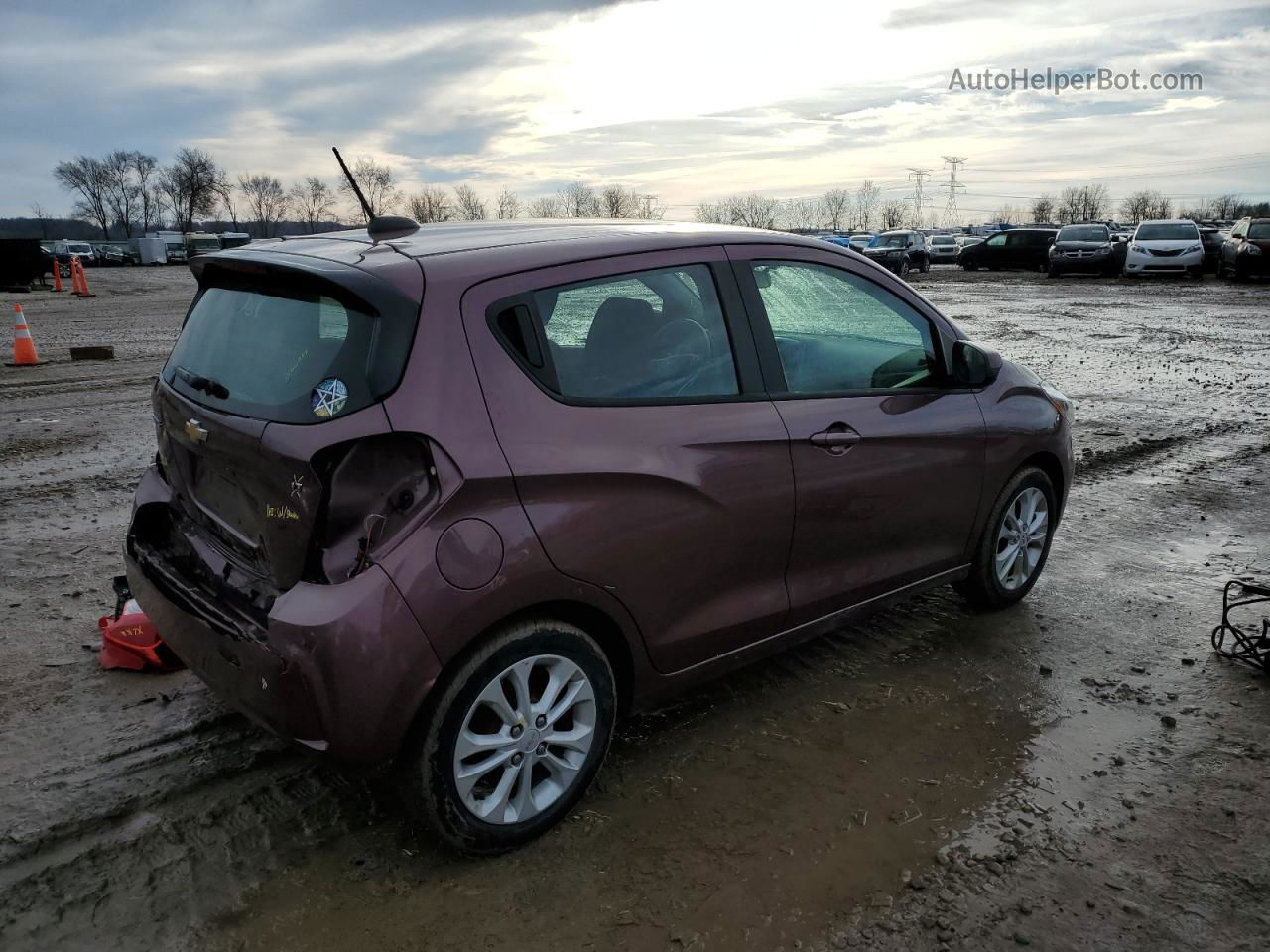 2019 Chevrolet Spark 1lt Purple vin: KL8CD6SA8KC728735