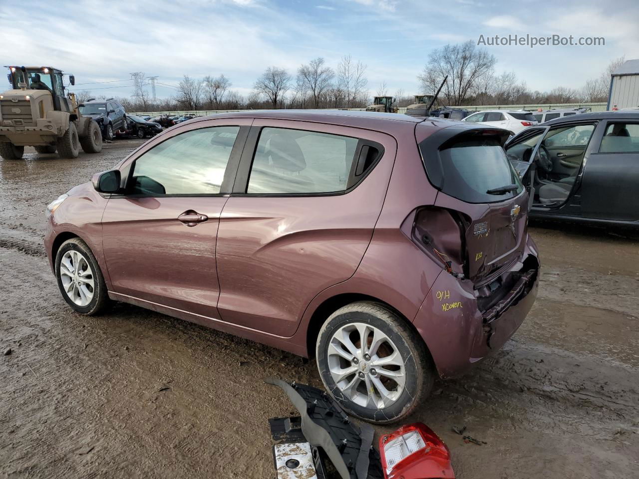 2019 Chevrolet Spark 1lt Purple vin: KL8CD6SA8KC728735