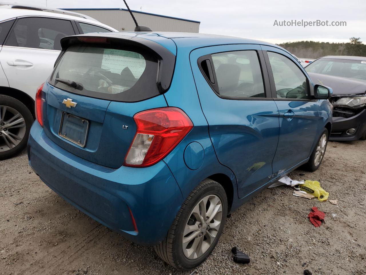 2019 Chevrolet Spark 1lt Blue vin: KL8CD6SA8KC738567