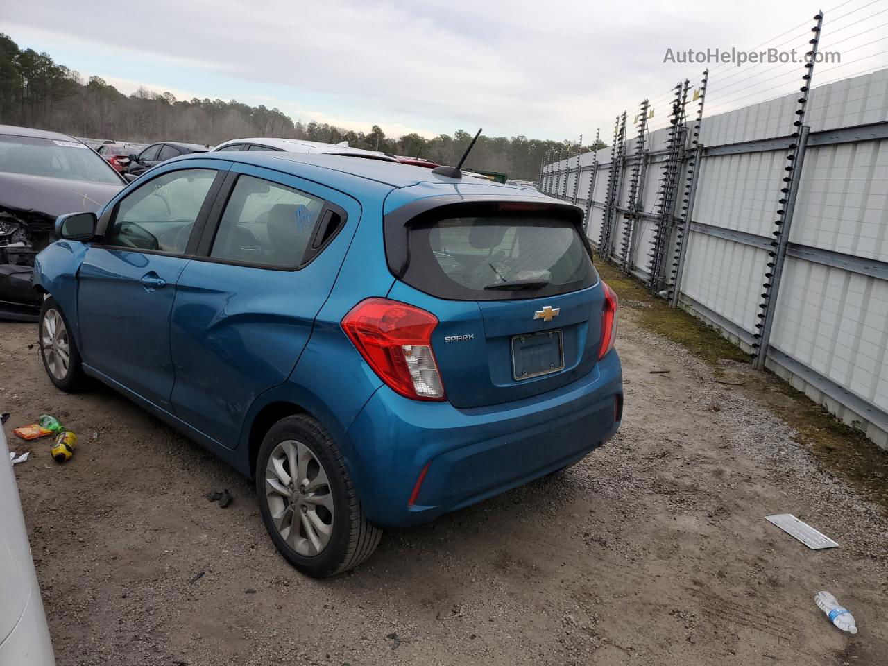 2019 Chevrolet Spark 1lt Blue vin: KL8CD6SA8KC738567