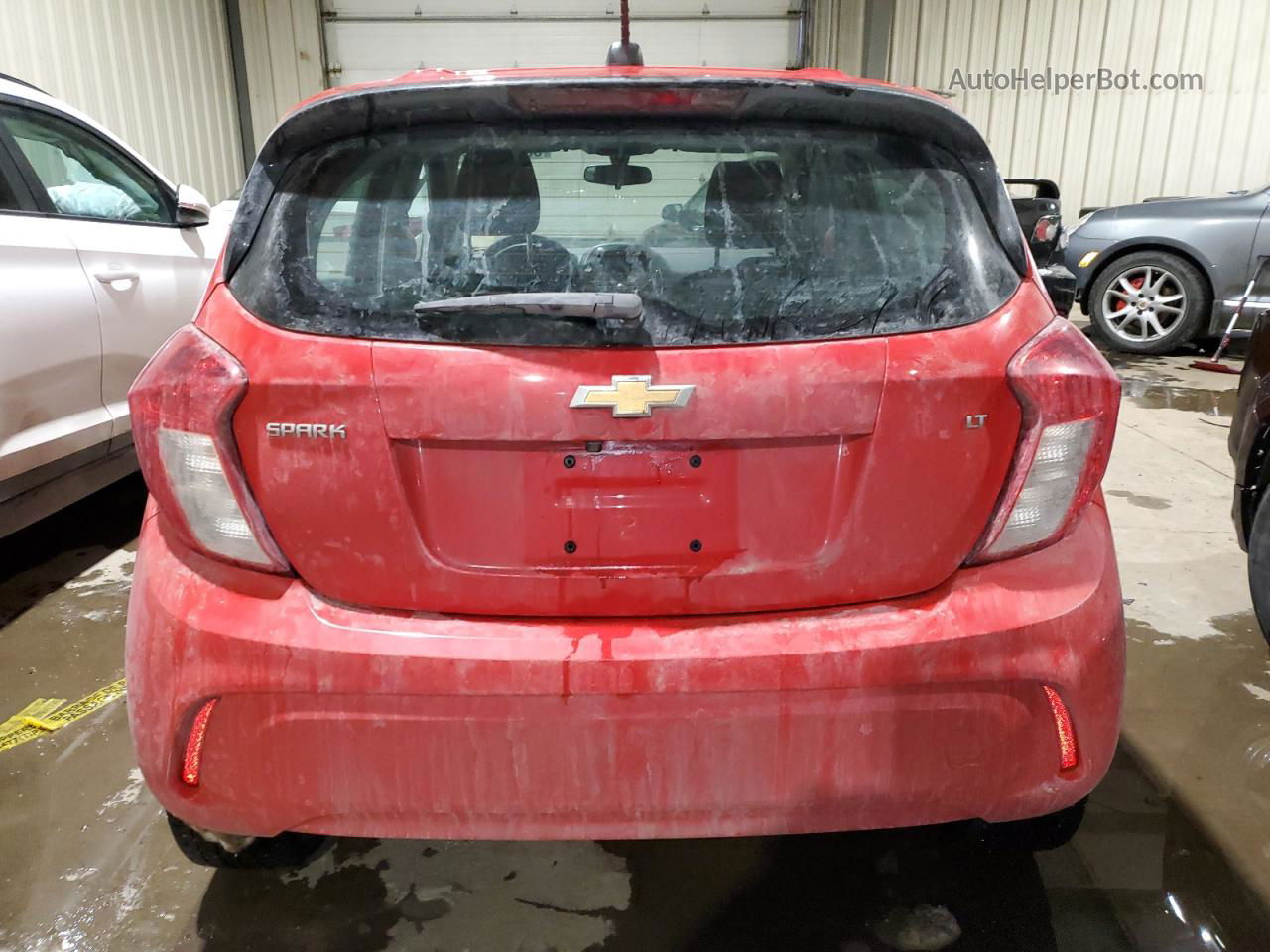2019 Chevrolet Spark 1lt Red vin: KL8CD6SA8KC755630