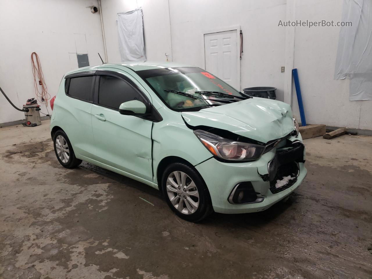 2017 Chevrolet Spark 1lt Бирюзовый vin: KL8CD6SA9HC734150