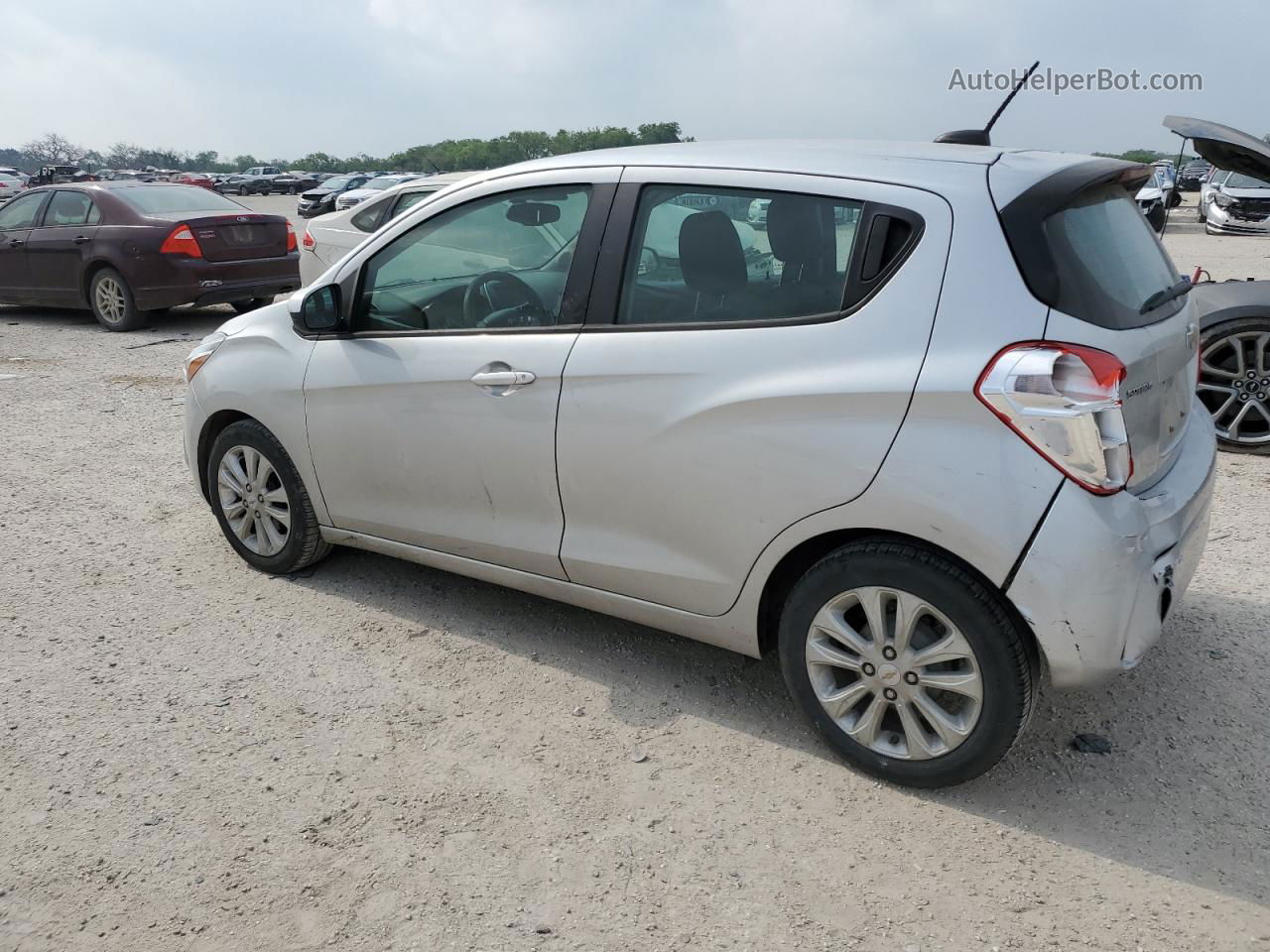 2017 Chevrolet Spark 1lt Silver vin: KL8CD6SA9HC742829