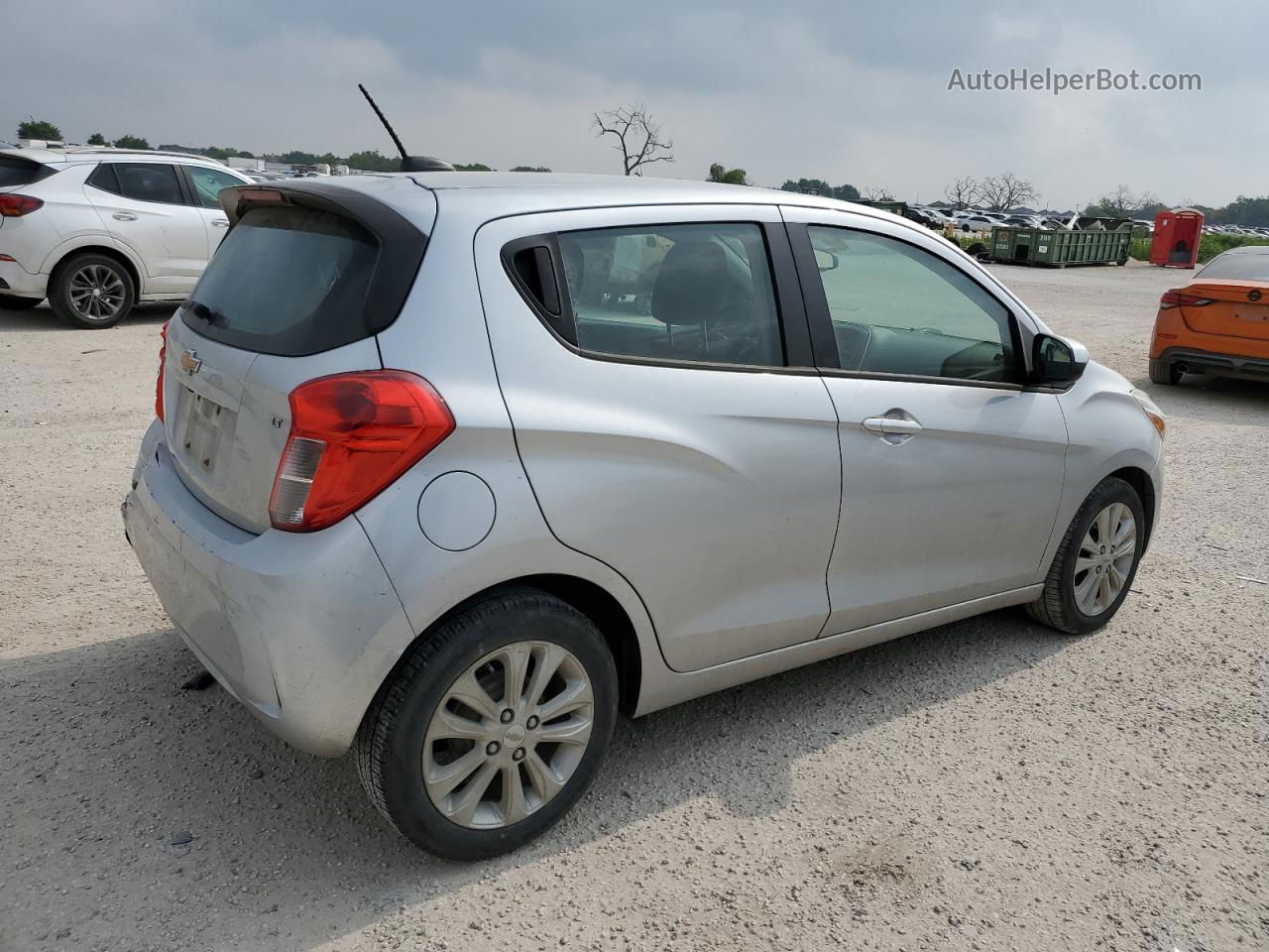 2017 Chevrolet Spark 1lt Silver vin: KL8CD6SA9HC742829