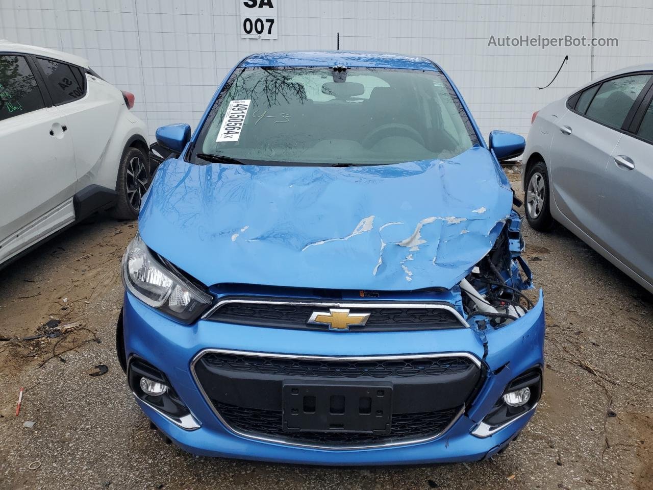 2017 Chevrolet Spark 1lt Синий vin: KL8CD6SA9HC751160
