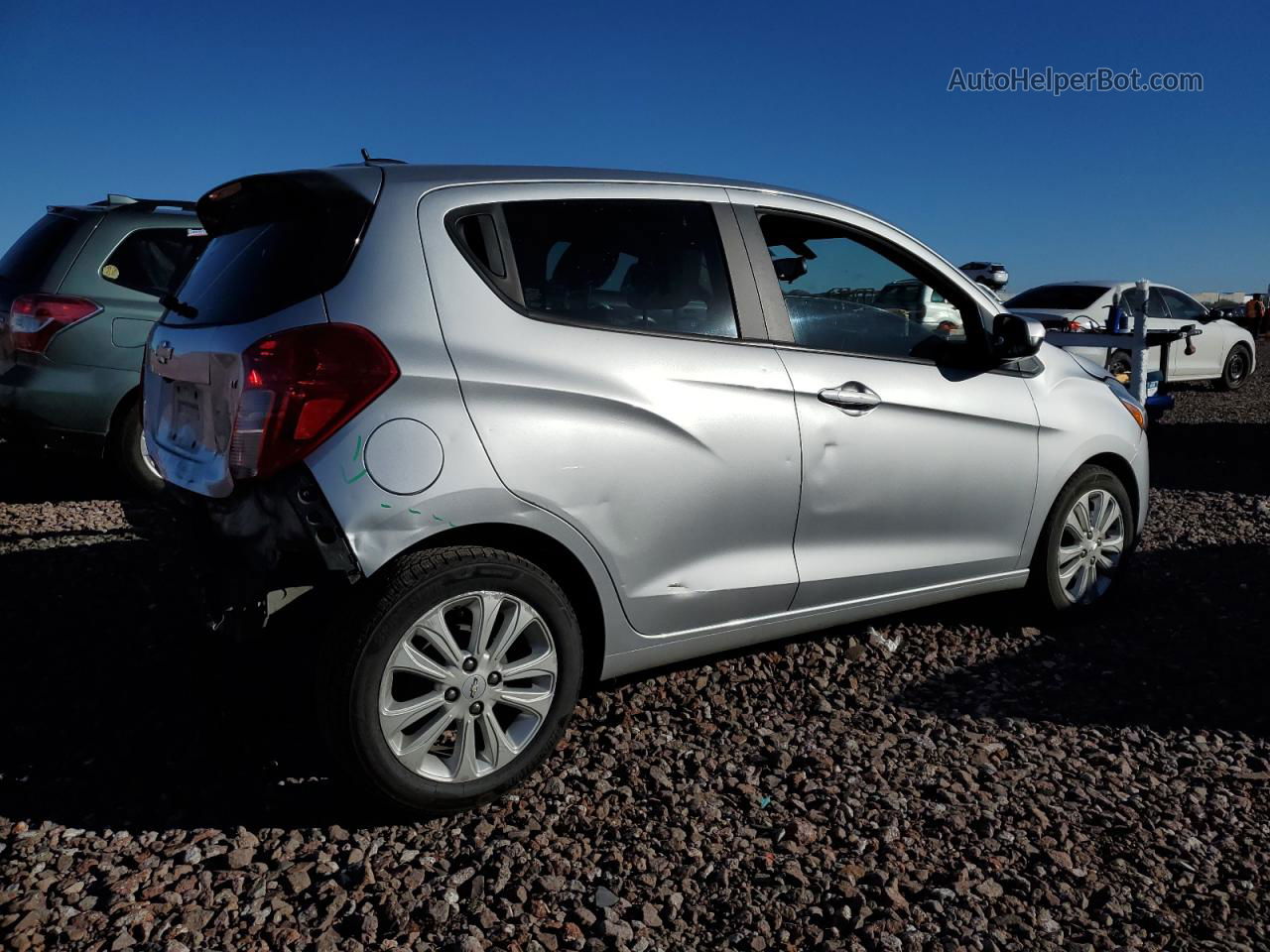 2017 Chevrolet Spark 1lt Gray vin: KL8CD6SA9HC818632