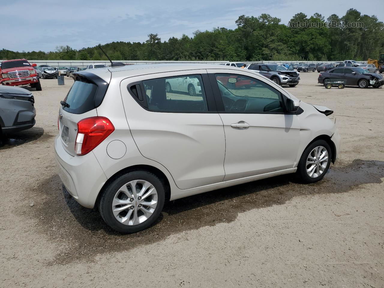 2019 Chevrolet Spark 1lt White vin: KL8CD6SA9KC806620